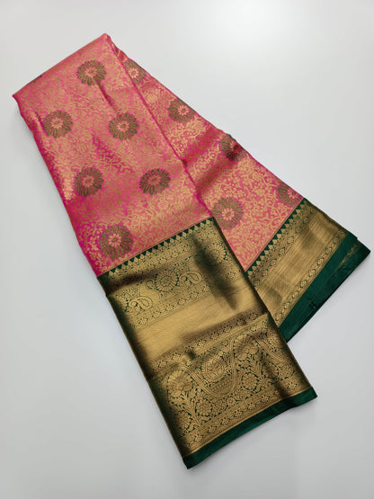 FANCY BRIDAL ART SILK SAREE - B S CHANNABASAPPA & SONS