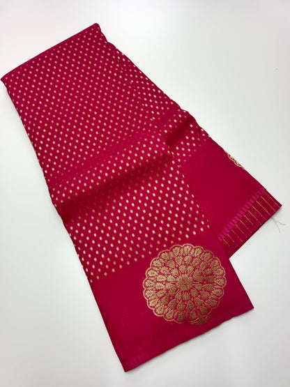 FANCY SOFT CHIFFON SAREE - B S CHANNABASAPPA & SONS