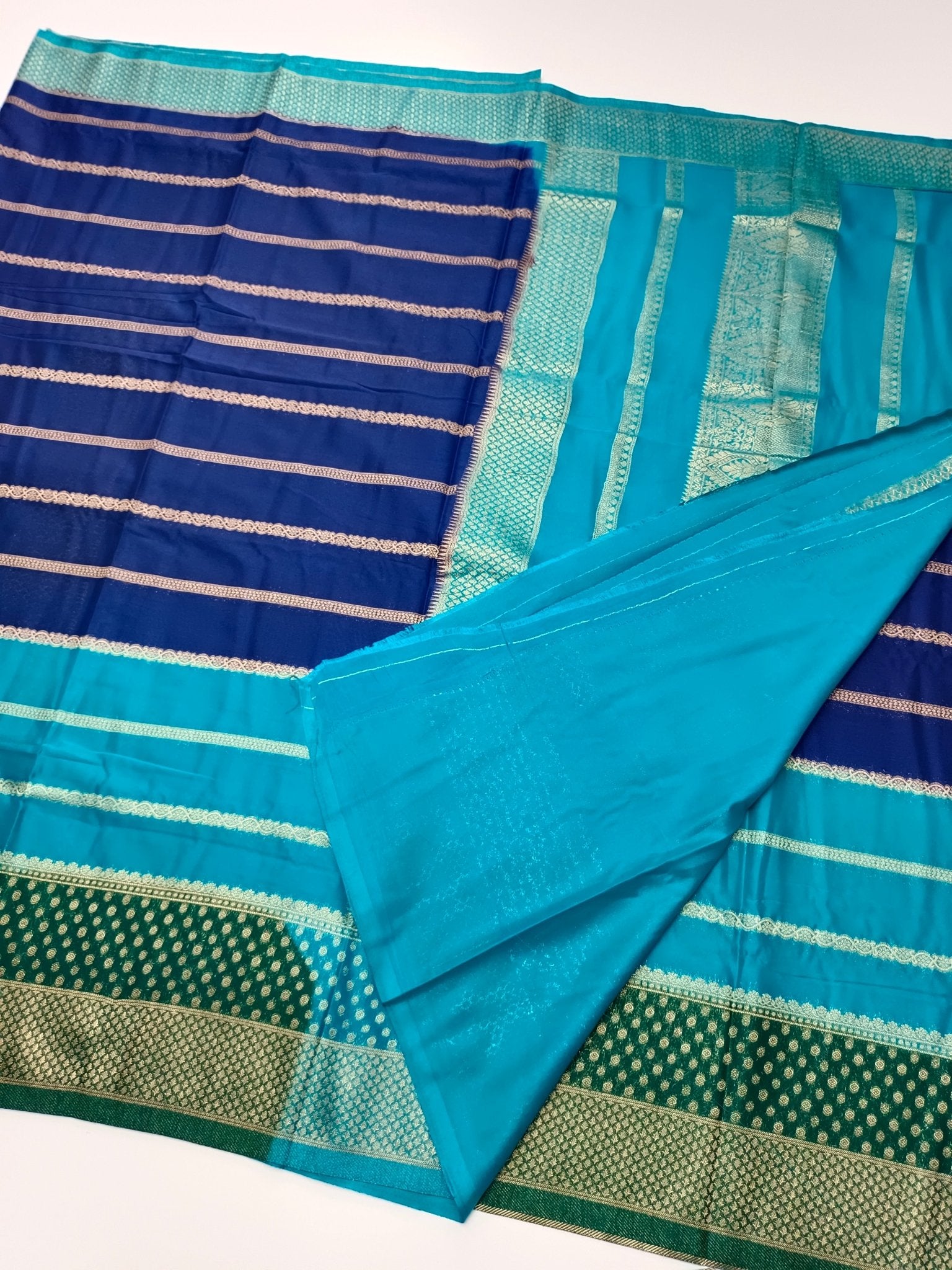 FANCY CREPE SILK SAREE - B S CHANNABASAPPA & SONS