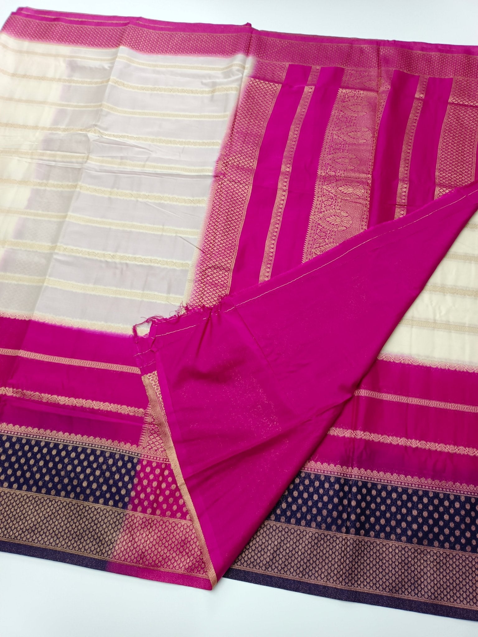 FANCY CREPE SILK SAREE - B S CHANNABASAPPA & SONS