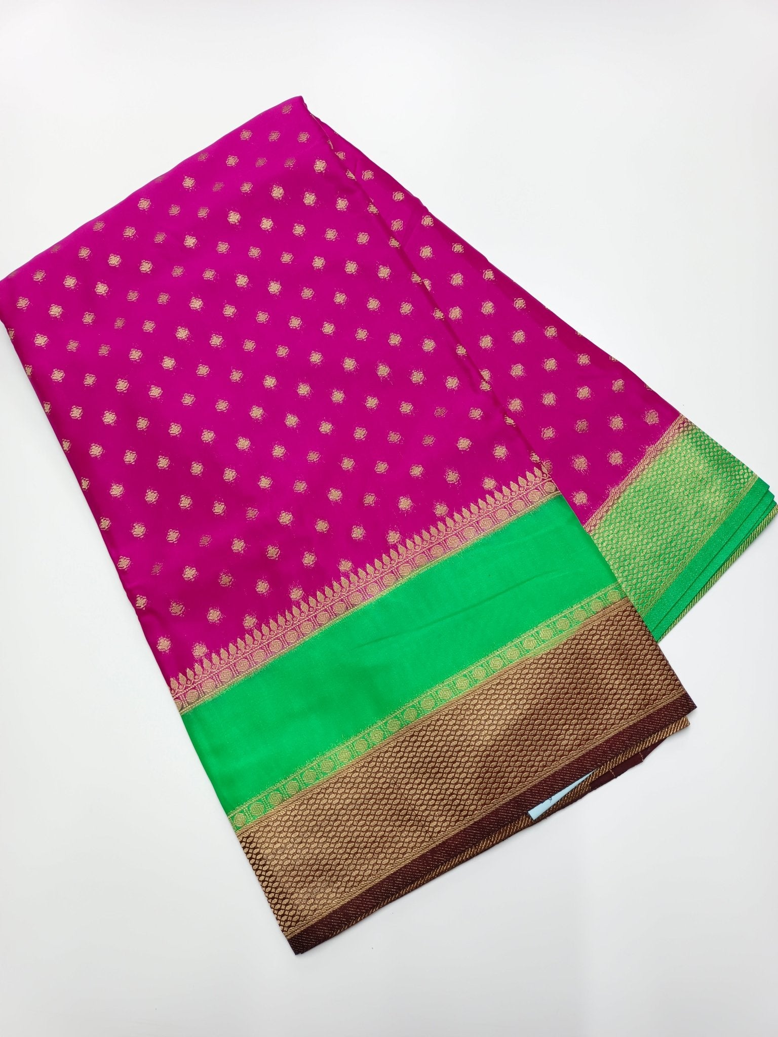 FANCY CREPE SILK SAREE - B S CHANNABASAPPA & SONS