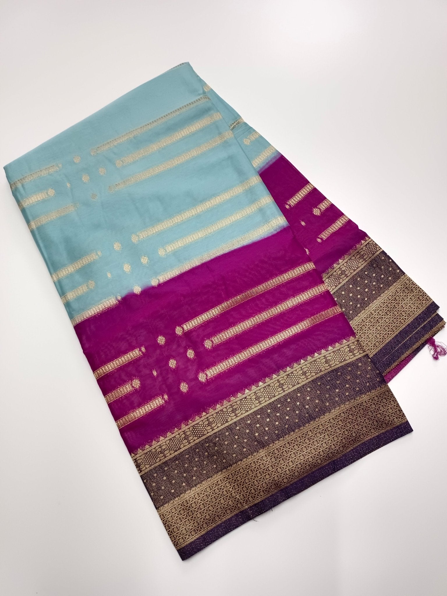 FANCY CREPE SILK SAREE - B S CHANNABASAPPA & SONS