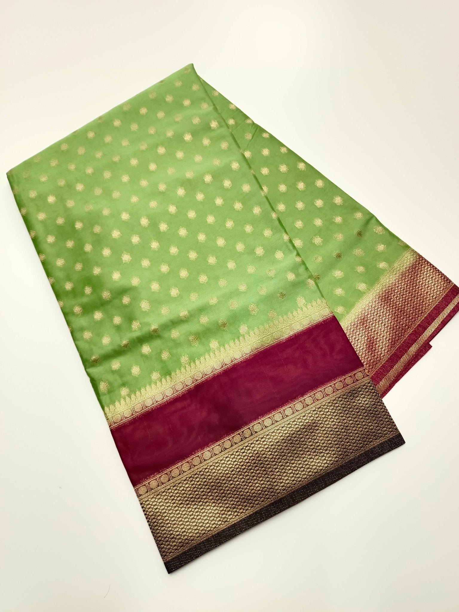 FANCY CREPE SILK SAREE - B S CHANNABASAPPA & SONS