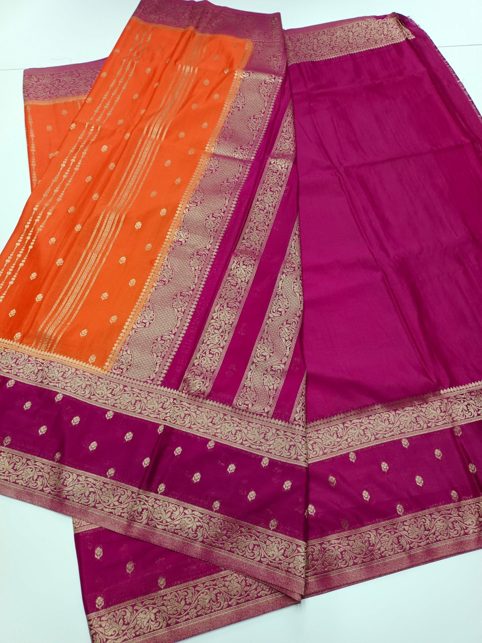 FANCY CREPE SILK SAREE - B S CHANNABASAPPA & SONS