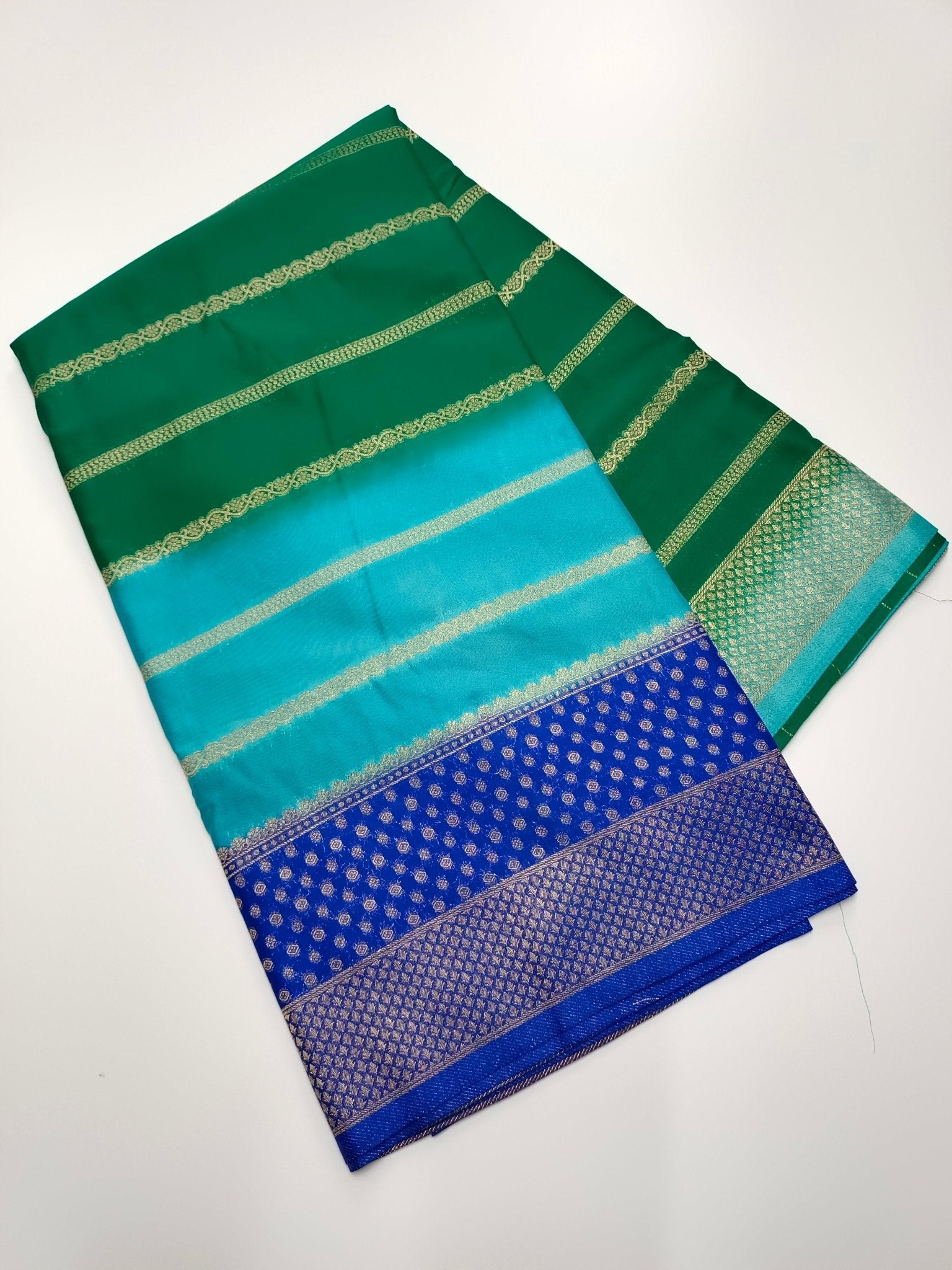FANCY CREPE SILK SAREE - B S CHANNABASAPPA & SONS