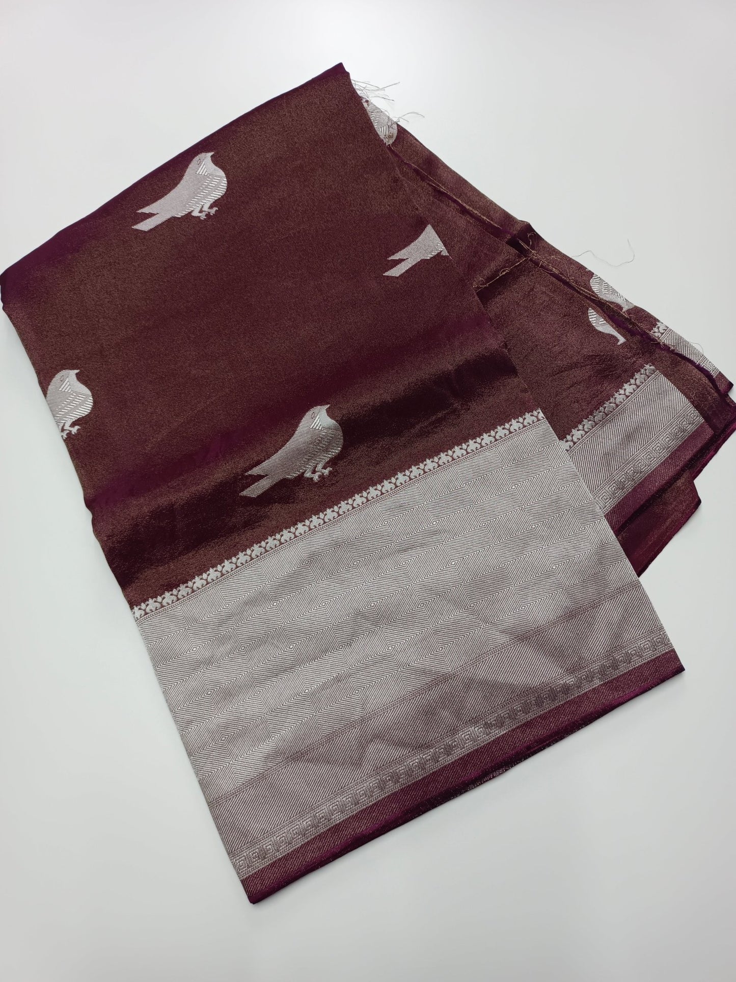 FANCY TISSUE SAREE - B S CHANNABASAPPA & SONS