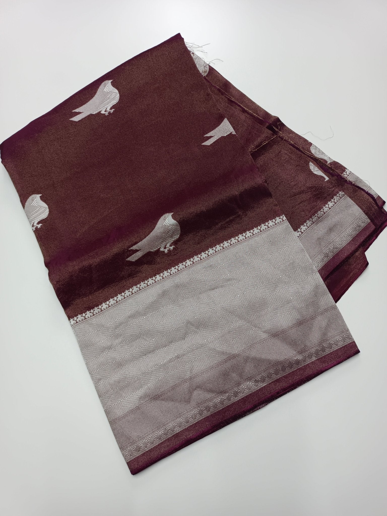 FANCY TISSUE SAREE - B S CHANNABASAPPA & SONS