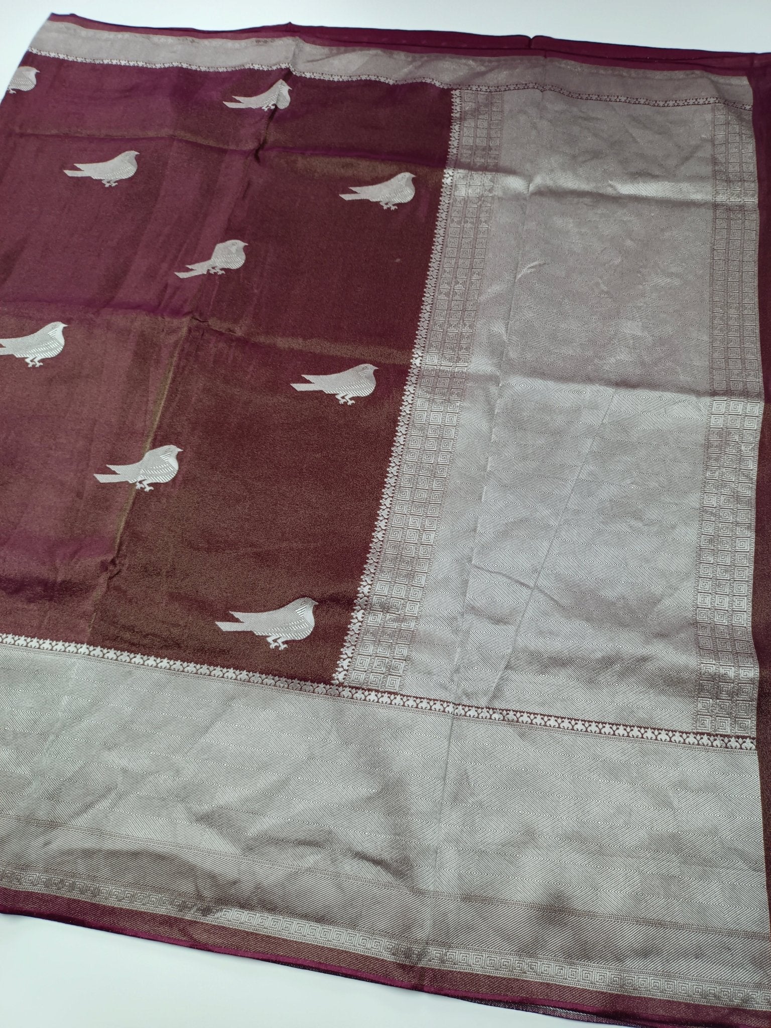 FANCY TISSUE SAREE - B S CHANNABASAPPA & SONS