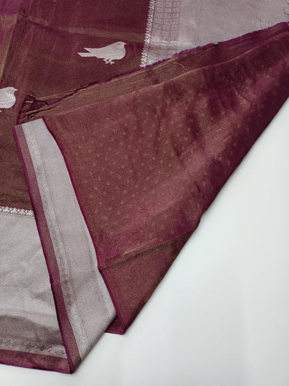 FANCY TISSUE SAREE - B S CHANNABASAPPA & SONS
