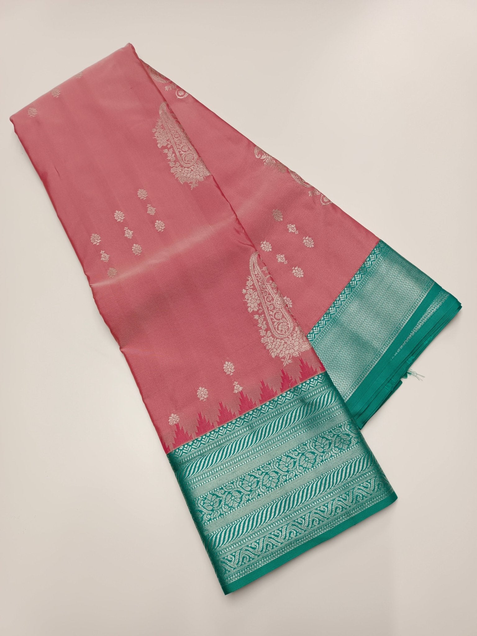 KANCHIPURAM SEMI SILK SAREE - B S CHANNABASAPPA & SONS