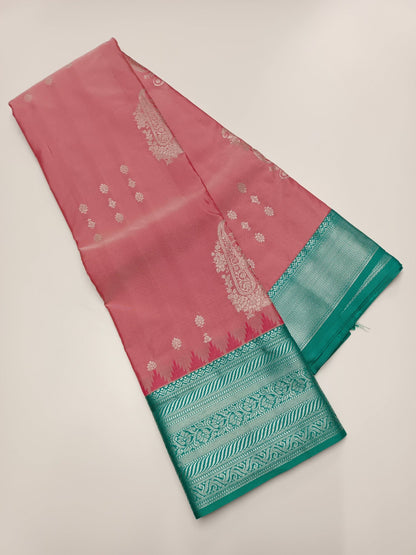 KANCHIPURAM SEMI SILK SAREE - B S CHANNABASAPPA & SONS