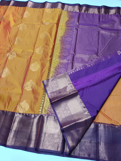 KANCHIPURAM SEMI SILK SAREE - B S CHANNABASAPPA & SONS
