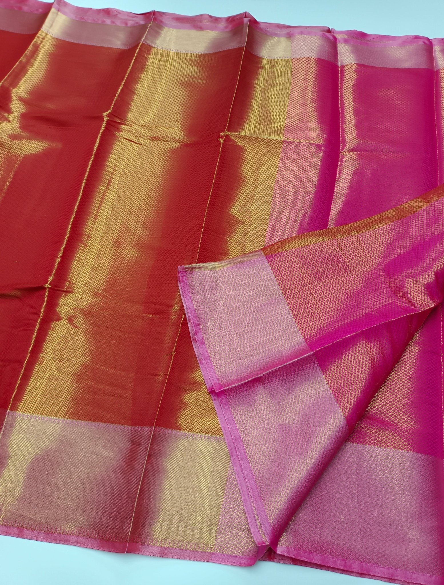 FANCY SOFT BROCADE SAREE - B S CHANNABASAPPA & SONS