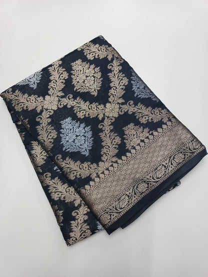 FANCY SOFT SILK SAREE - B S CHANNABASAPPA & SONS
