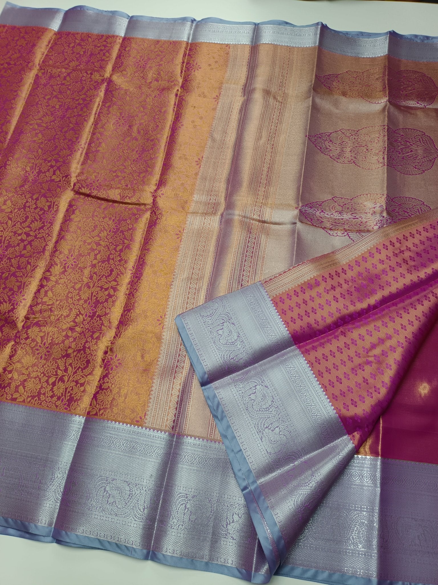 FANCY BRIDAL SILK SAREE - B S CHANNABASAPPA & SONS