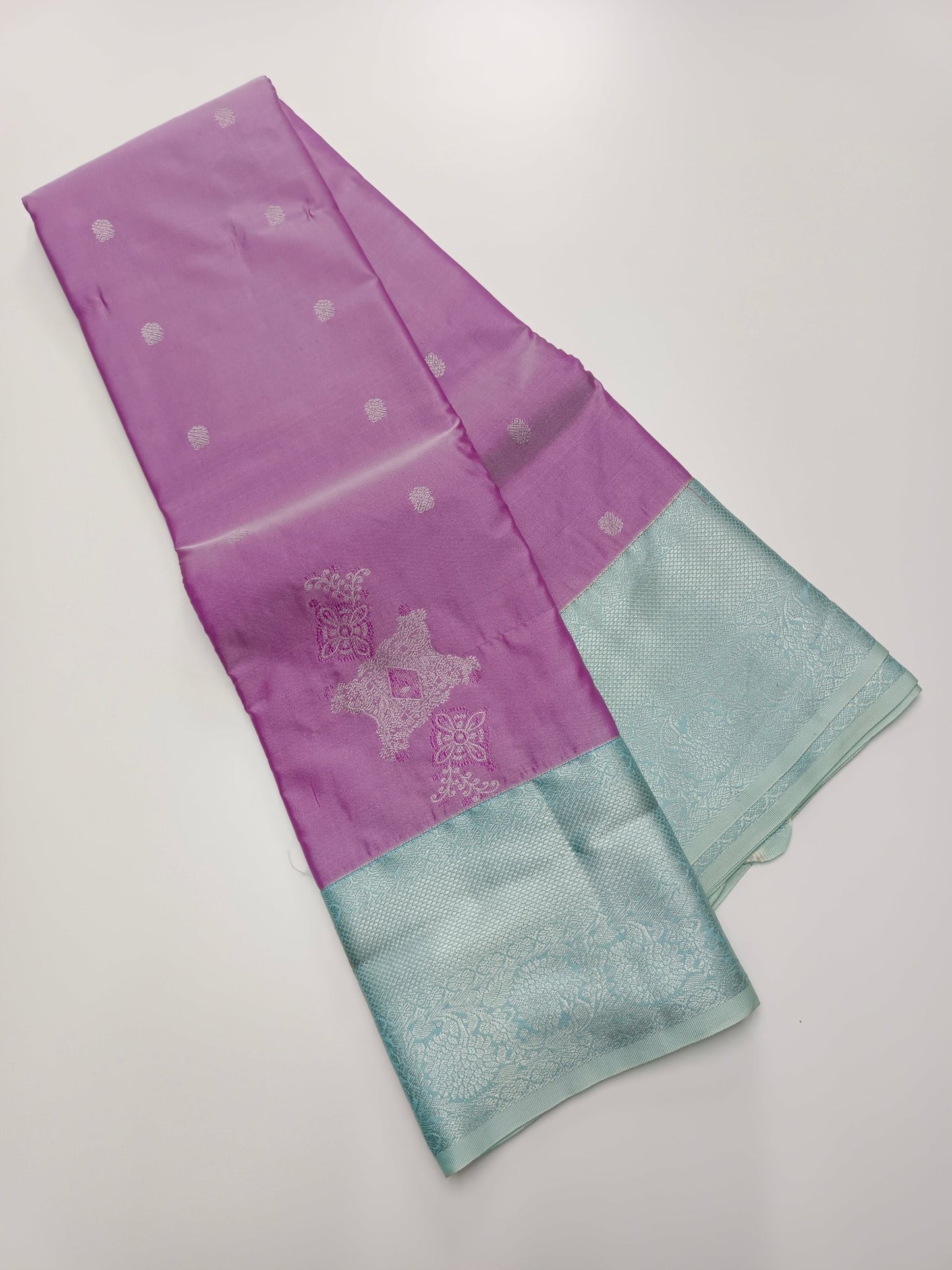 KANCHIPURAM SEMI SILK SAREE - B S CHANNABASAPPA & SONS