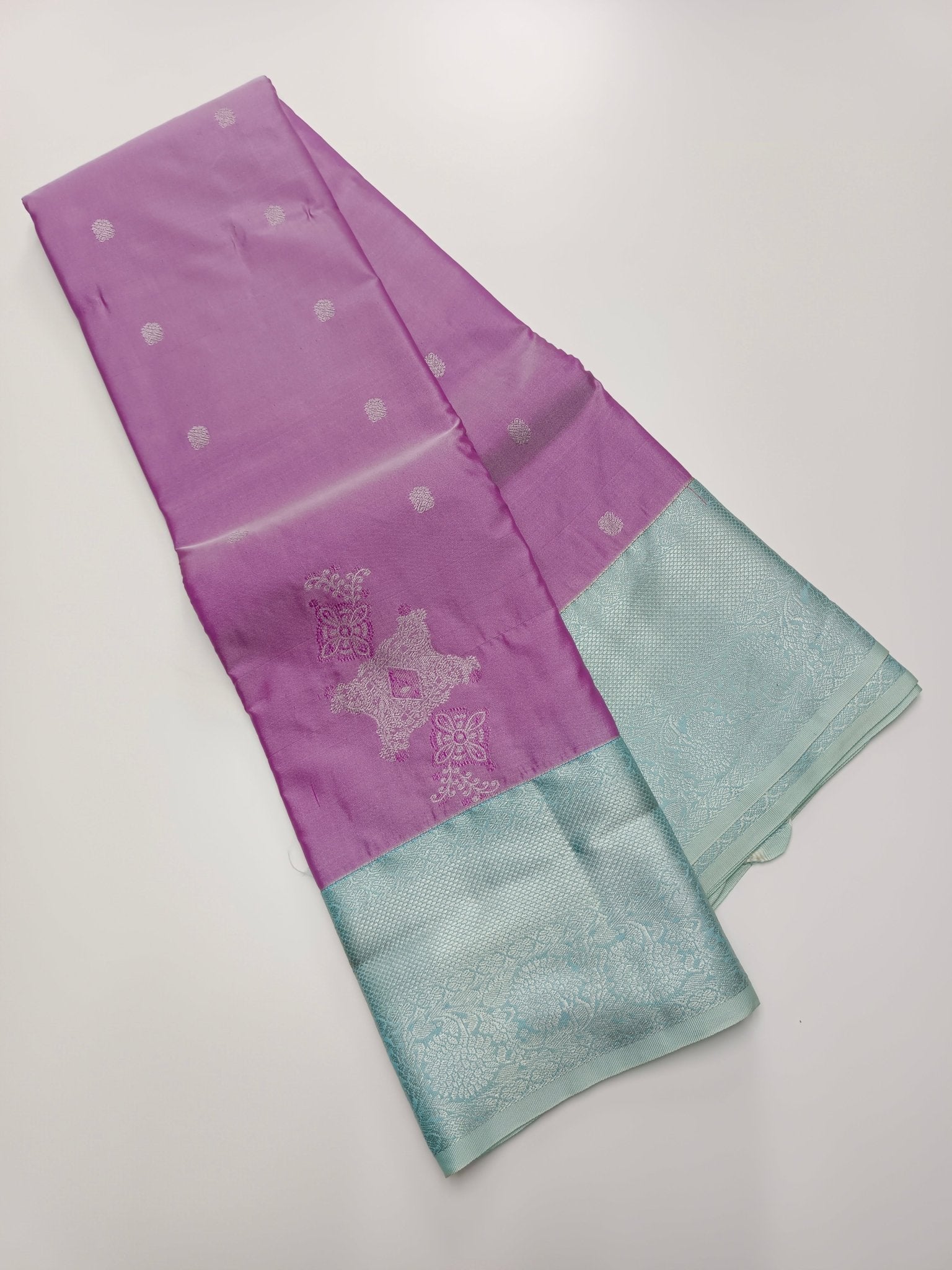KANCHIPURAM SEMI SILK SAREE - B S CHANNABASAPPA & SONS