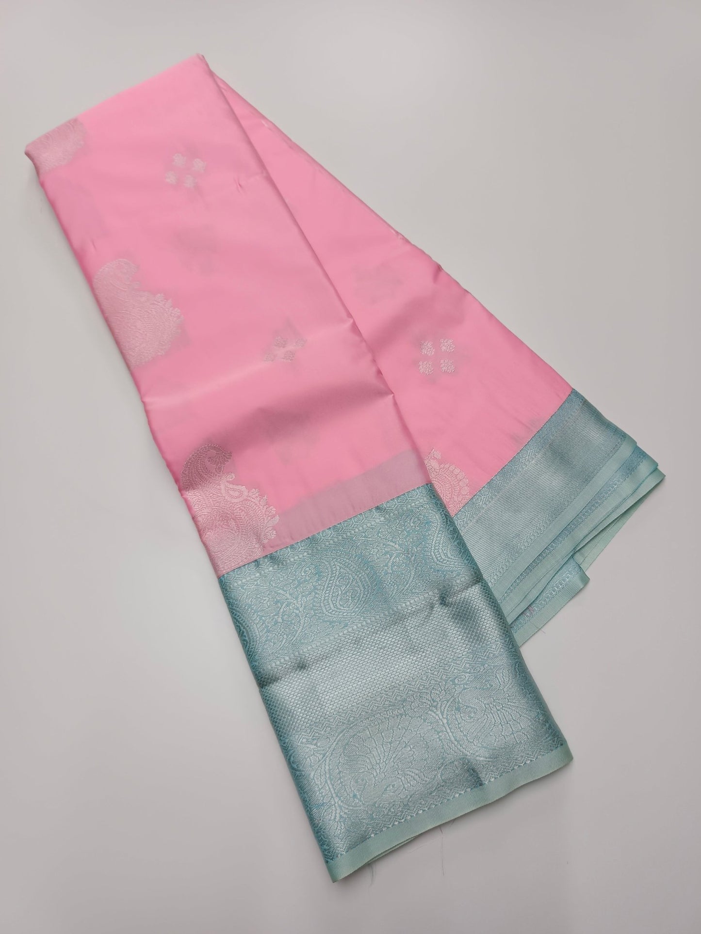KANCHIPURAM SEMI SILK SAREE - B S CHANNABASAPPA & SONS