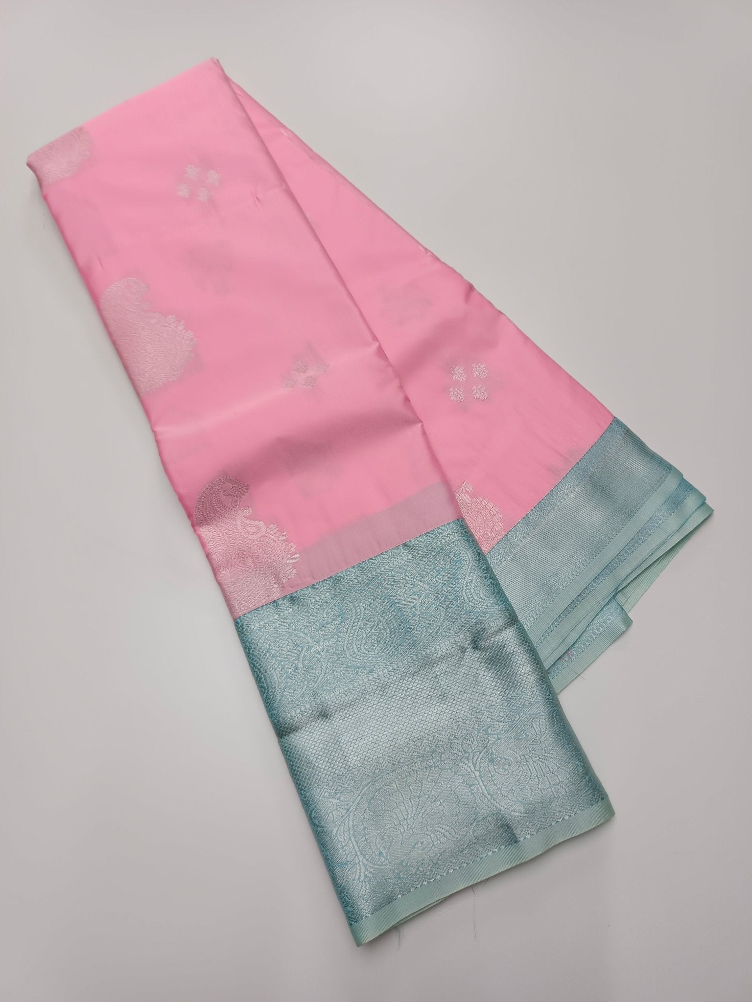 KANCHIPURAM SEMI SILK SAREE - B S CHANNABASAPPA & SONS