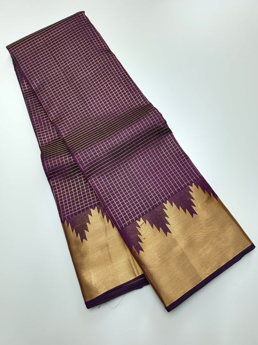 KANCHIPURAM PURE SILK SAREE - B S CHANNABASAPPA & SONS