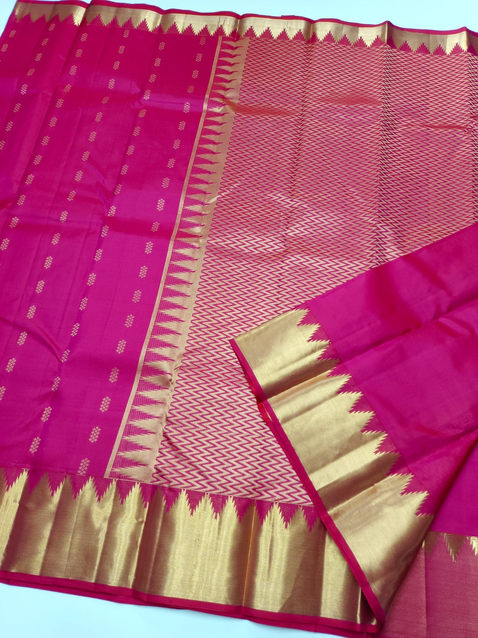 KANCHIPURAM PURE SILK SAREE - B S CHANNABASAPPA & SONS