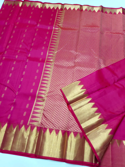 KANCHIPURAM PURE SILK SAREE - B S CHANNABASAPPA & SONS