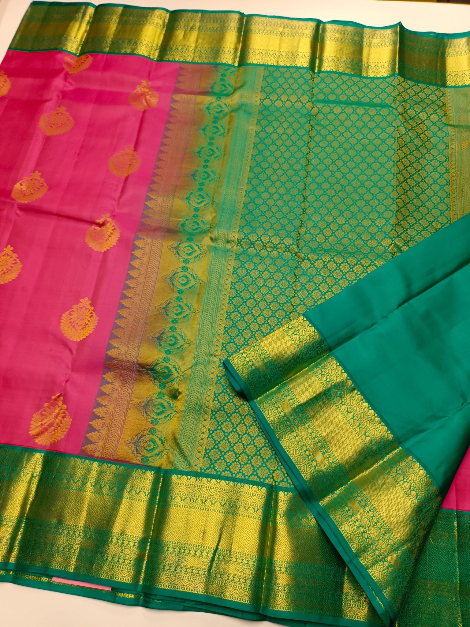 KANCHIPURAM PURE SILK SAREE - B S CHANNABASAPPA & SONS