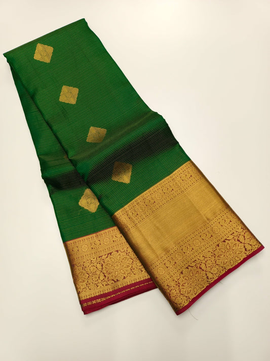 KANCHIPURAM PURE SILK SAREE - B S CHANNABASAPPA & SONS