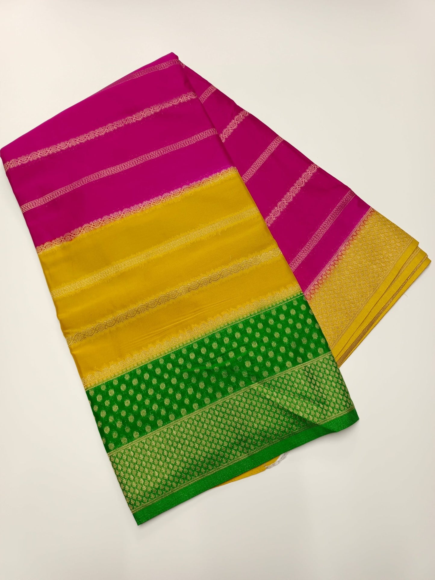 FANCY CREPE SILK SAREE - B S CHANNABASAPPA & SONS