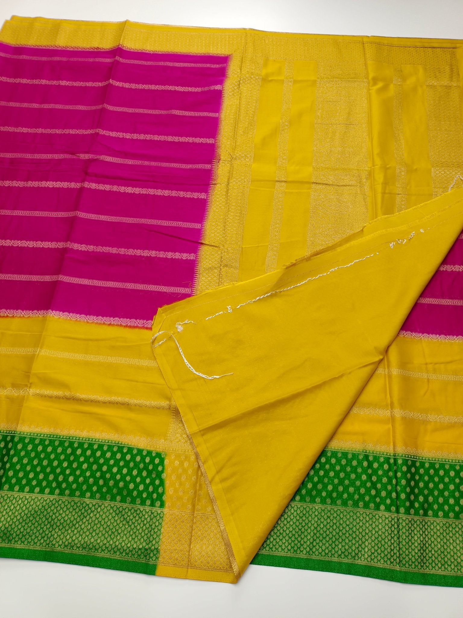 FANCY CREPE SILK SAREE - B S CHANNABASAPPA & SONS
