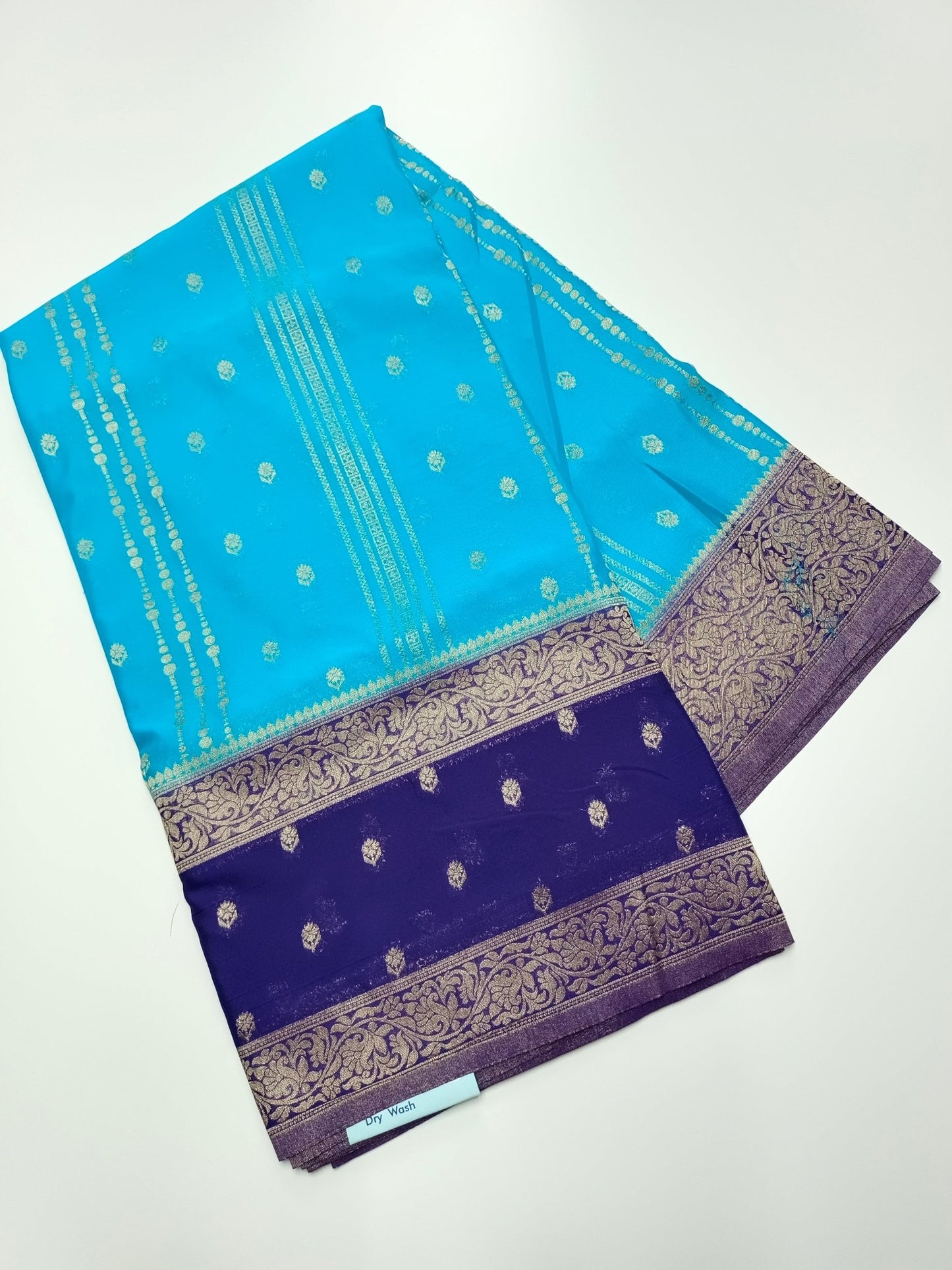 FANCY CREPE SILK SAREE - B S CHANNABASAPPA & SONS