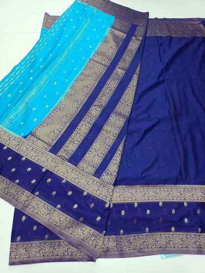 FANCY CREPE SILK SAREE - B S CHANNABASAPPA & SONS