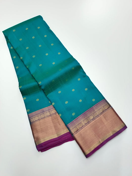 KANCHIPURAM PURE SILK SAREE - B S CHANNABASAPPA & SONS