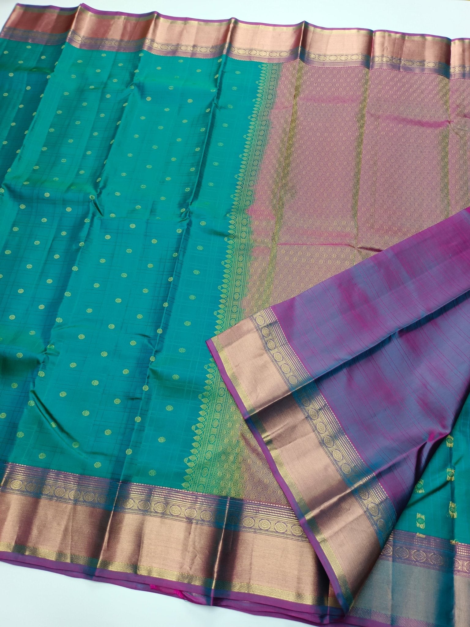 KANCHIPURAM PURE SILK SAREE - B S CHANNABASAPPA & SONS