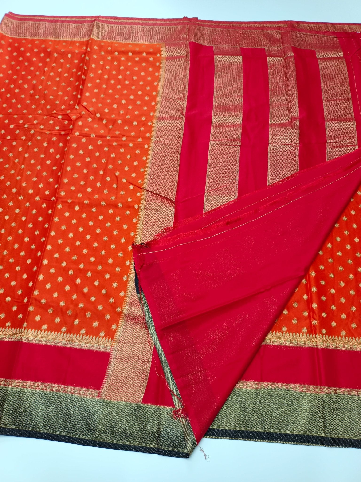 FANCY CREPE SILK SAREE - B S CHANNABASAPPA & SONS