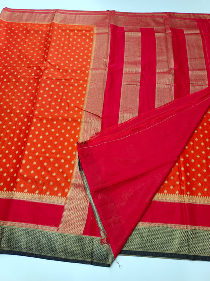 FANCY CREPE SILK SAREE - B S CHANNABASAPPA & SONS