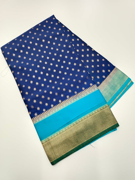 FANCY CREPE SILK SAREE - B S CHANNABASAPPA & SONS