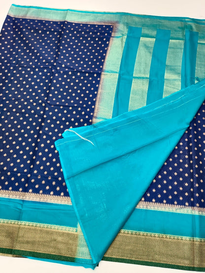 FANCY CREPE SILK SAREE - B S CHANNABASAPPA & SONS