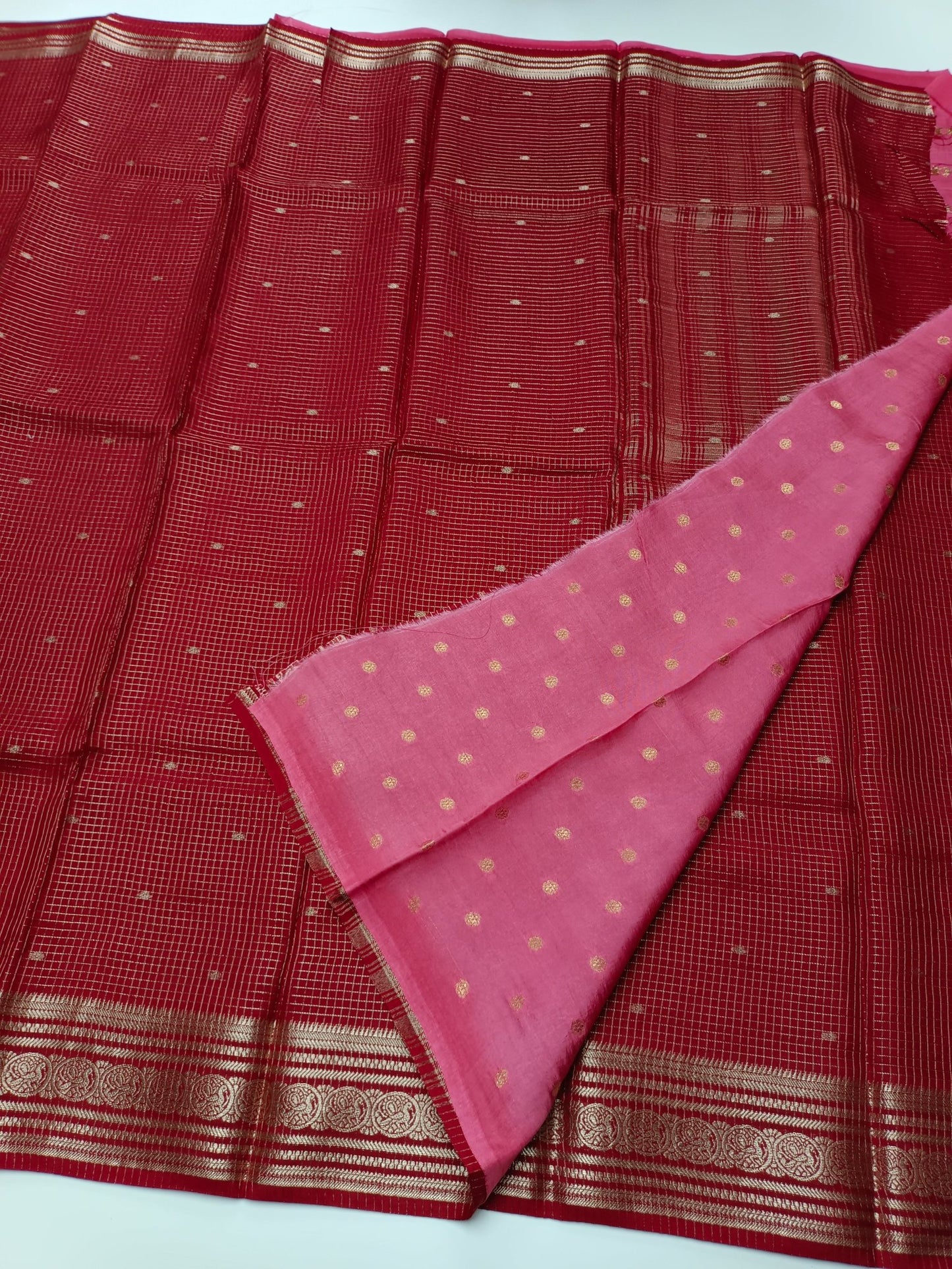SEMI CREPE SILK SAREE - B S CHANNABASAPPA & SONS