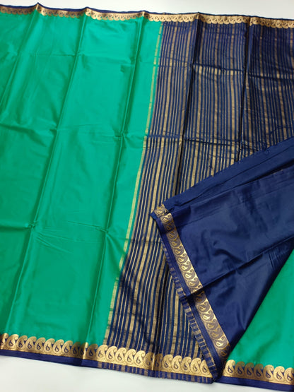 FANCY ART CREPE SILK SAREE - B S CHANNABASAPPA & SONS