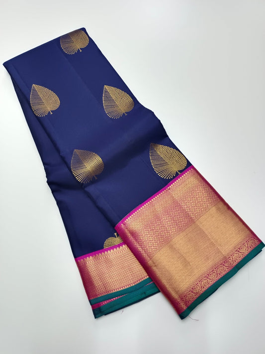 KANCHIPURAM PURE SILK SAREE - B S CHANNABASAPPA & SONS