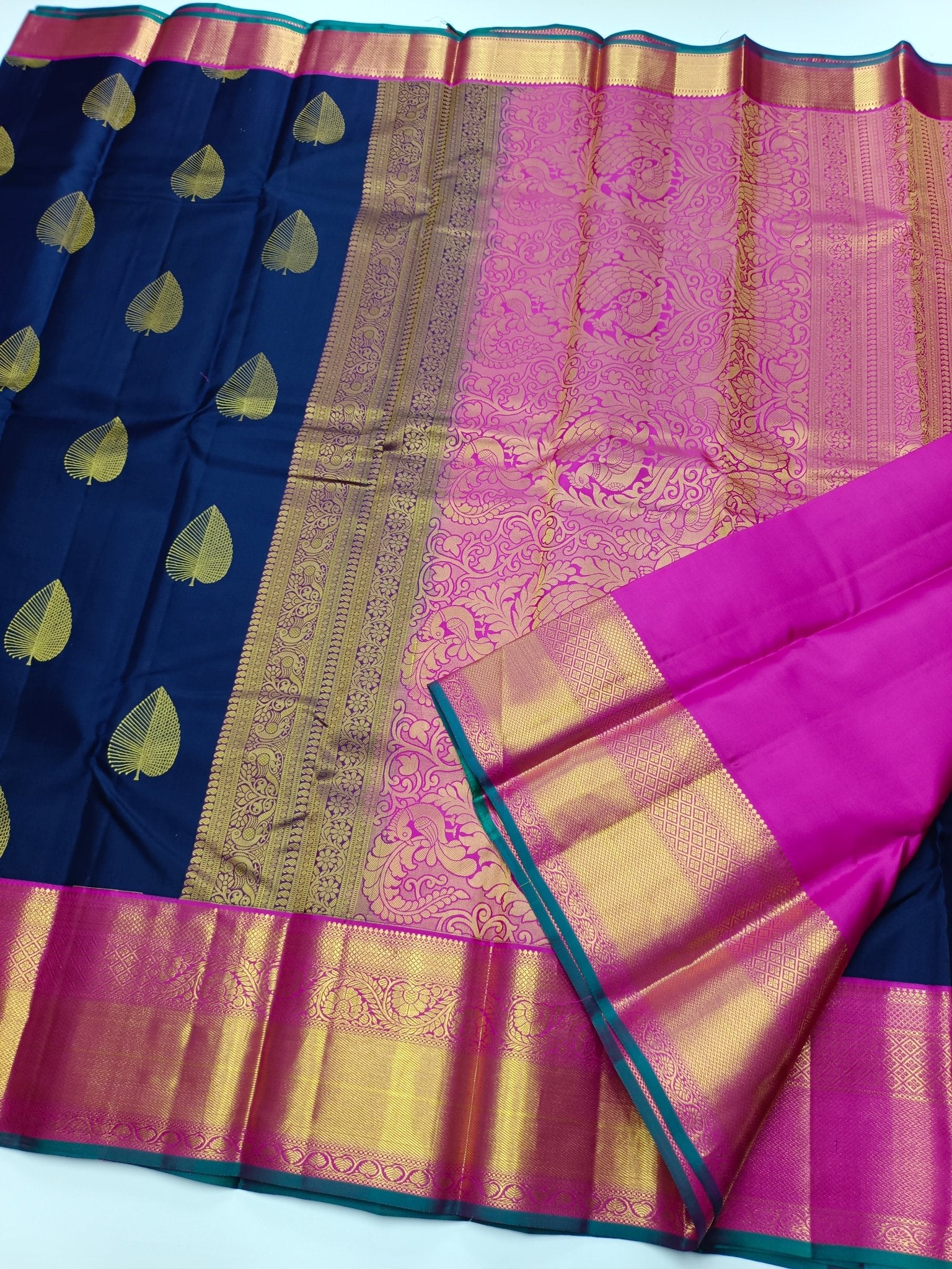KANCHIPURAM PURE SILK SAREE - B S CHANNABASAPPA & SONS