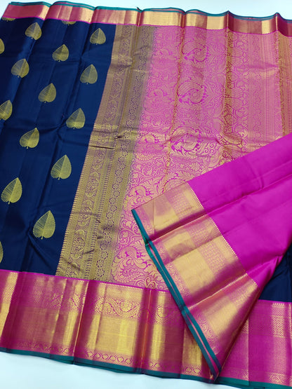 KANCHIPURAM PURE SILK SAREE - B S CHANNABASAPPA & SONS