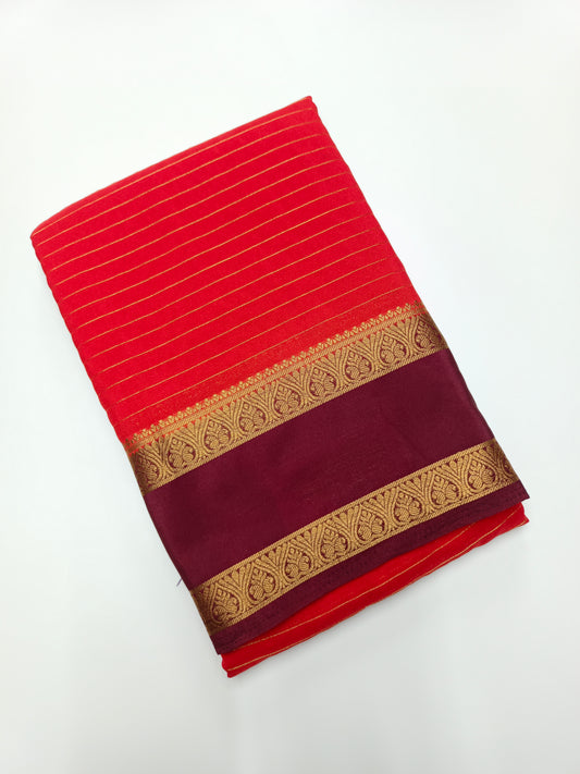 SEMI CREPE SILK SAREE