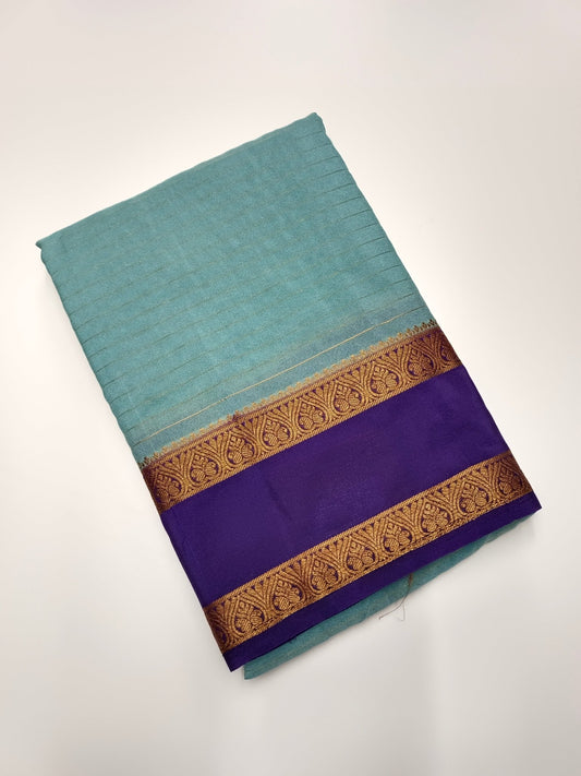 SEMI CREPE SILK SAREE - B S CHANNABASAPPA & SONS