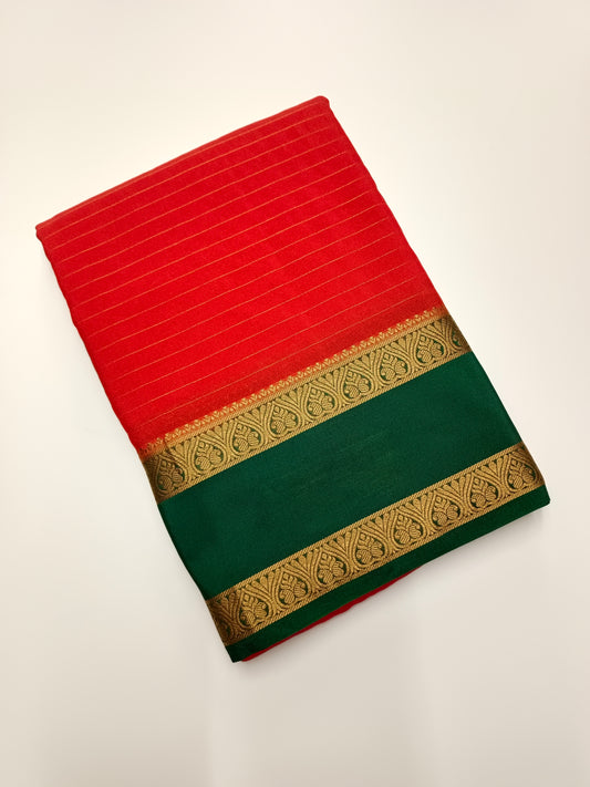 SEMI CREPE SILK SAREE
