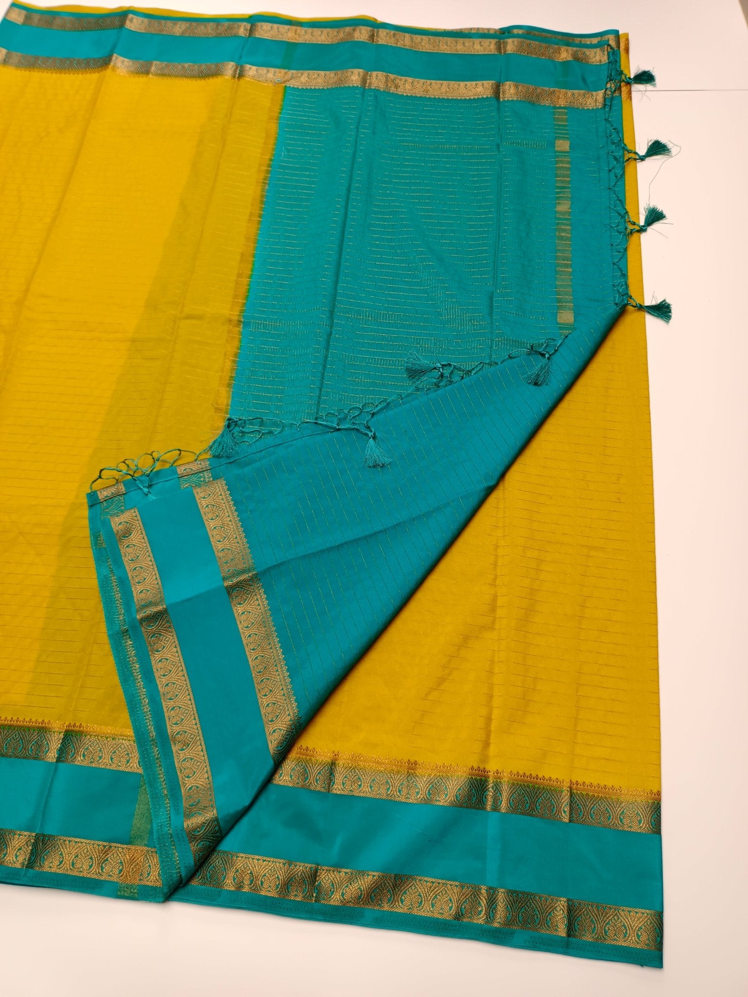 SEMI CREPE SILK SAREE - B S CHANNABASAPPA & SONS