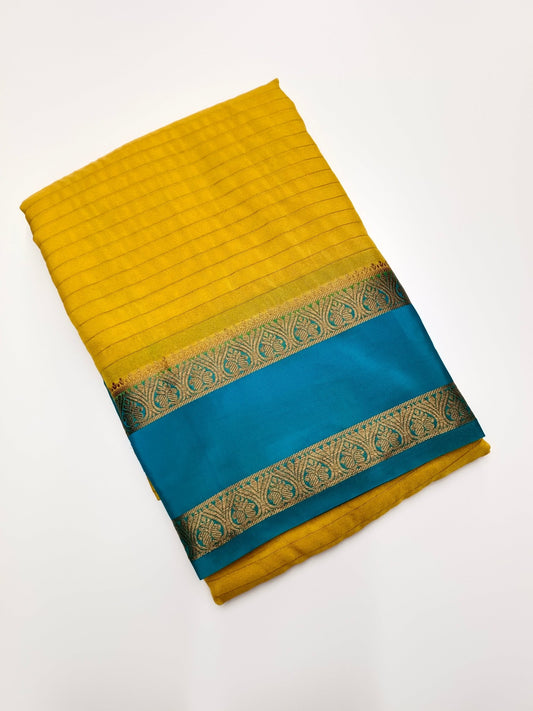 SEMI CREPE SILK SAREE - B S CHANNABASAPPA & SONS