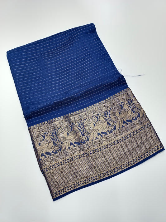 FANCY SEMI CREPE SILK SAREE