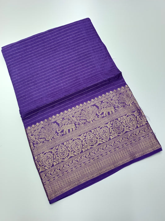 FANCY SEMI CREPE SILK SAREE